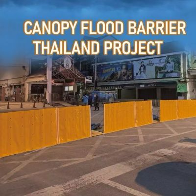 Yellow Flood Barrier 